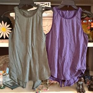 Lululemon lot of 2 tank tops tie in back- XS? Small?